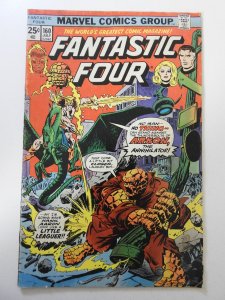 Fantastic Four #160 (1975) GD/VG Condition MVS intact! moisture stain