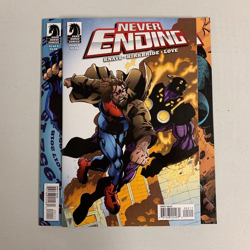 Never Ending #1-3 Set (Dark Horse 2013) 1 2 3 Adam P Knave D.J. Kirkbride (8.5+) 