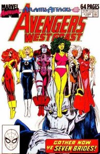 Avengers West Coast  Annual #4, VF+ (Stock photo)