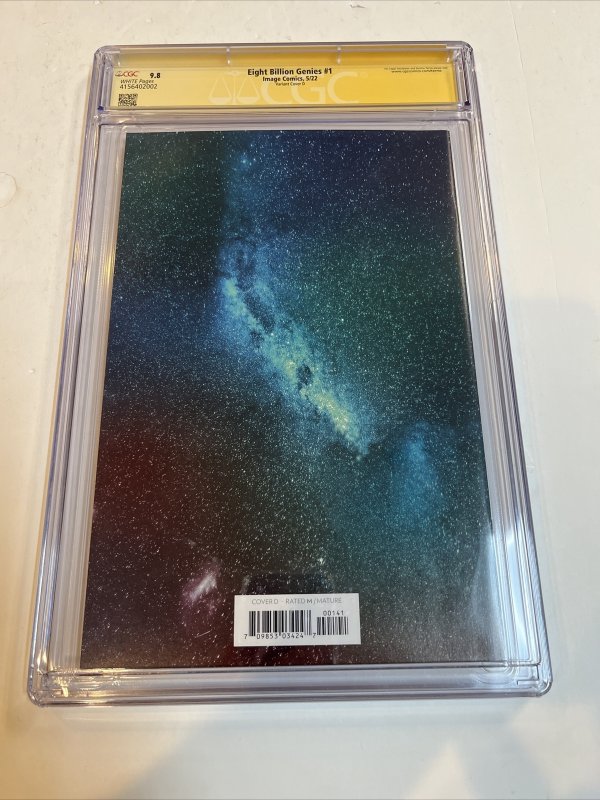 Eight Billion Genies (2022) # 1 (CGC 9.8 SS) Signed Browne Soule | 1:10 Cover D