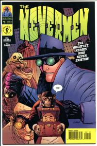 NEVERMEN #1 2 3 4, NM, Bizzare Heroes, Action Packed, Zany, 2000