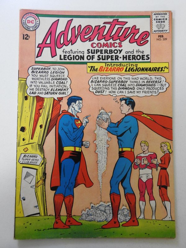 Adventure Comics #329 (1965) VG- rust on staples, centerfold detached top staple