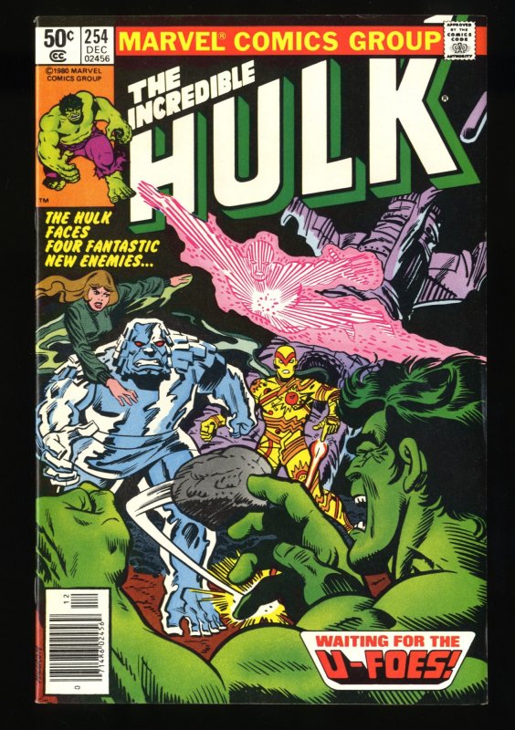 Incredible Hulk #254 VF+ 8.5 1st Appearance U-Foes! Sal Buscema Art!