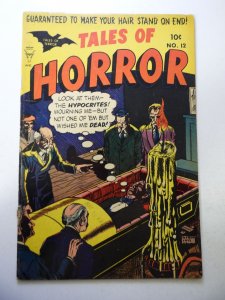 Tales of Horror #12 (1954) VG Condition cover detached at 1 staple