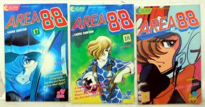 Area 88 Lot of 3 #17, 18, 32 (1988) Eclipse Comics Manga 1st Print Comic Books
