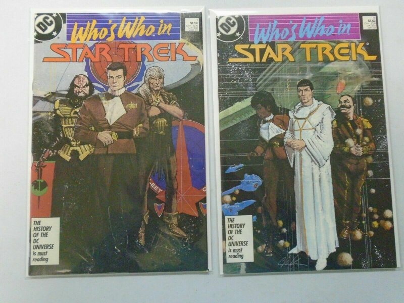 Who's Who in Star Trek set #1+2 8.0/VF (1987)