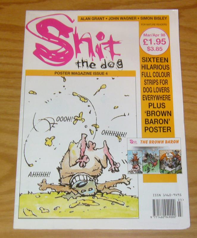 Sh*t the Dog Poster Magazine #4 VF/NM simon bisley - alan grant - john wagner