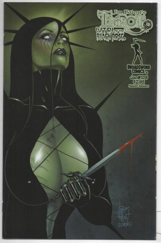 TAROT WITCH of the Black Rose #108, NM, Jim Balent, more in our store, Knife