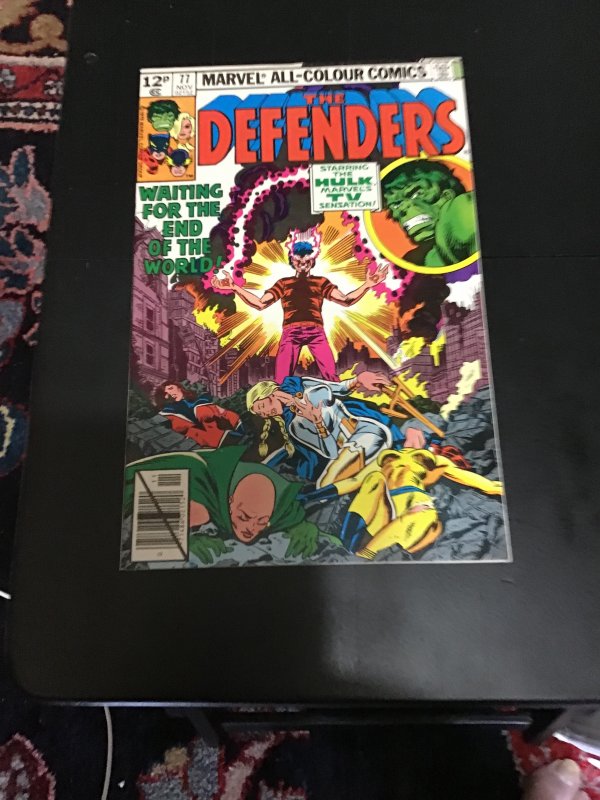 The Defenders #77 (1979)  British Variant! Moon Dragon leaves! Omega story VF/NM