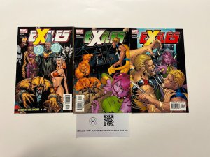 3 Exiles Marvel Comics Books # 57 58 59 64 MS7