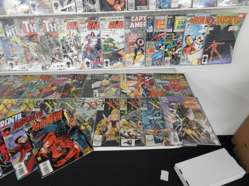 Huge Lot 160+ Comics W/ Daredevil, Spider-Man, Wolverine+ Avg VF- Condition!