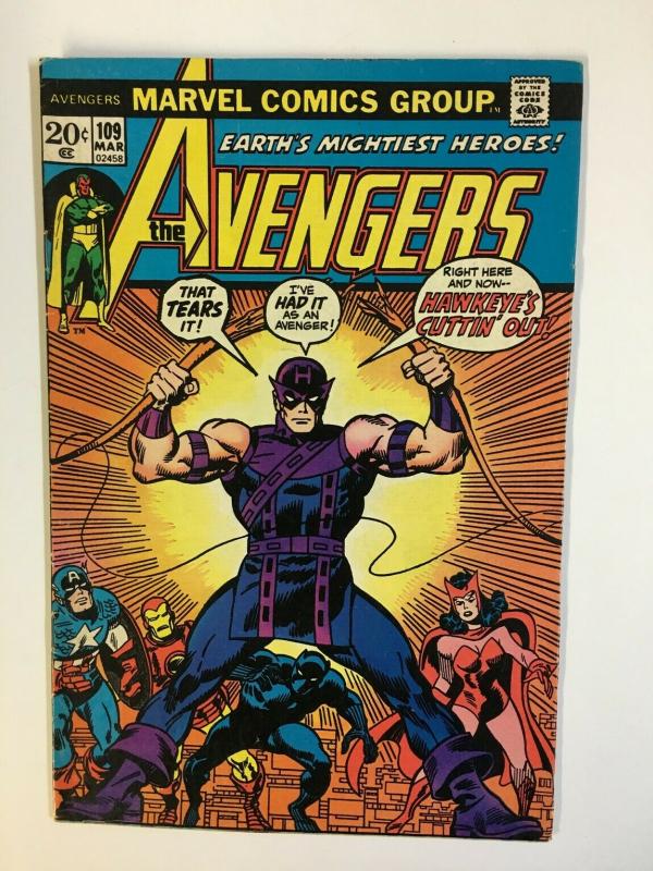 AVENGERS 109 FINE March 1973