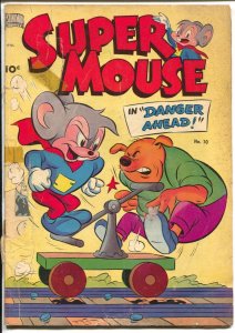 Supermouse #10 1950-Standard-sci-fi humor-tape-FR