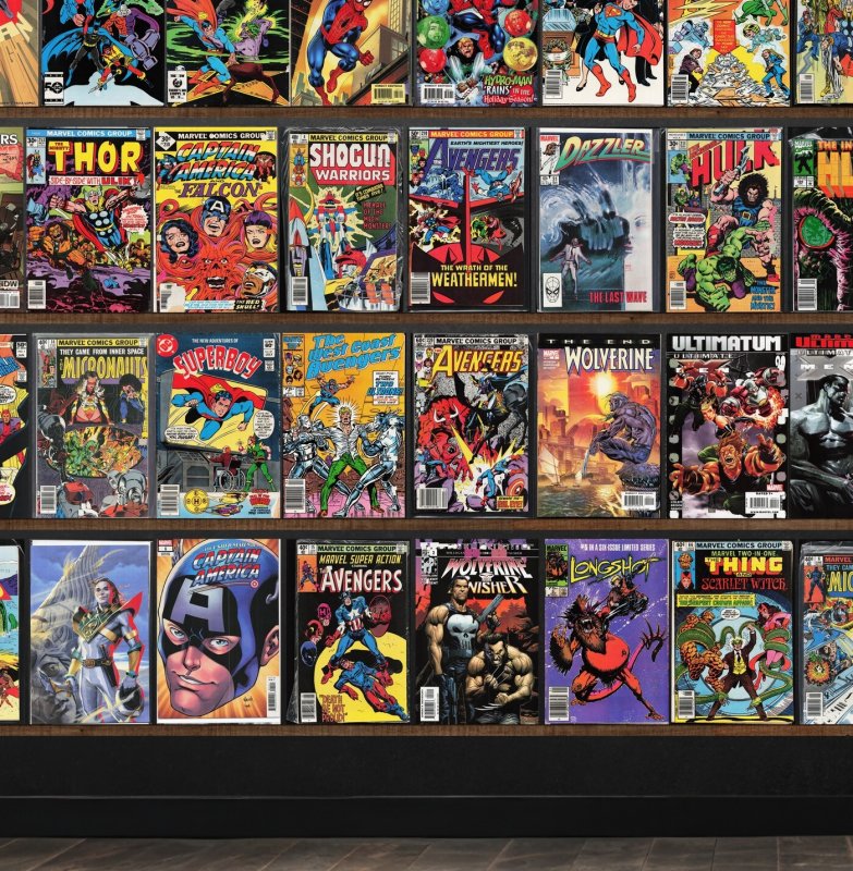 Huge Lot 150+ Comics with The Avengers, Micronauts, Rom & More!