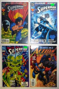 Action Comics Lot of 4 #0, 675, 694, 829 (1992) DC Comics 1st Print Comic Books