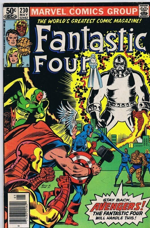 Fantastic Four #230 ORIGINAL Vintage 1981 Marvel Comics Avengers