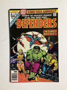 THE DEFENDERS KING SIZE ANNUAL 1 NEWSSTAND VF VERY FINE 8.0 MARVEL