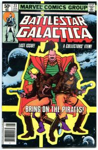 BATTLESTAR GALACTICA #23, VF+, Apollo, Zac, Cyclons, 1979, more Marvel in store