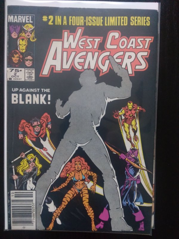 West Coast Avengers #1-4 (1984) complete set Stern/Hall Hawkeye, Wonder Man 2 3
