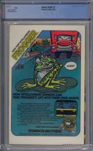 ALPHA FLIGHT #1 CGC 9.2 1ST PUCK & MARRINA WHITE PAGES 8012 