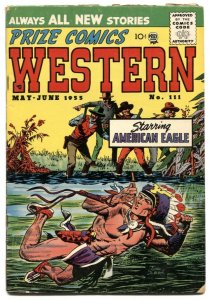 Prize Comics Western #111 1955- 1st code issue VG+