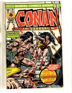 Lot Of 8 Conan The Barbarian Marvel Comic Books # 58 59 91 95 97 99 100 113 FM10