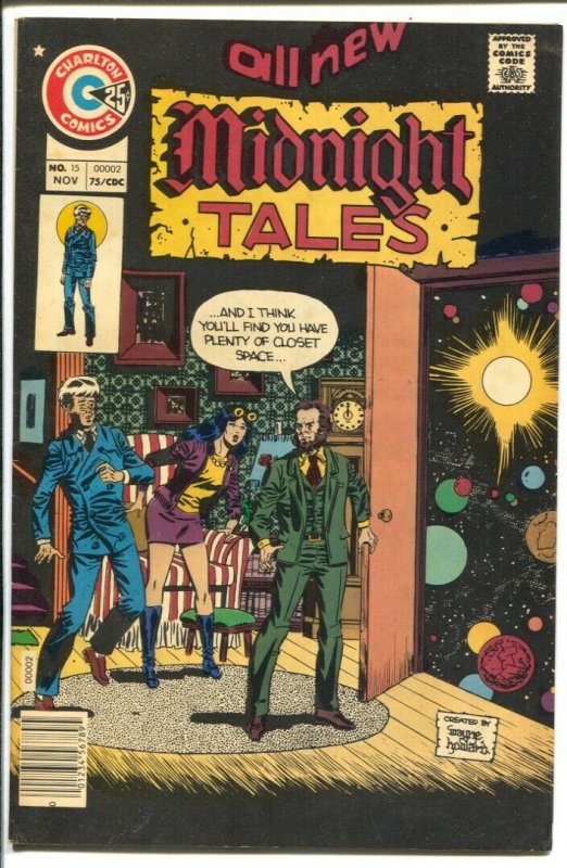 Midnight Tales #15 1975-Charlton-Wayne Howard-Nicola Cuti-Rich Larson-VF