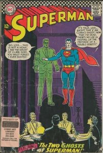 Superman #186 ORIGINAL Vintage 1966 DC Comics