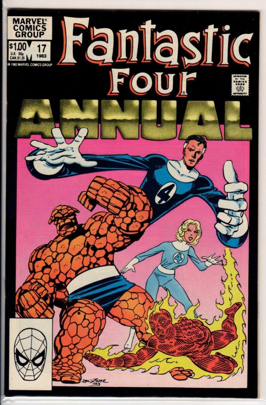 Fantastic Four Annual #17 Direct Edition (1983) 9.2 NM-