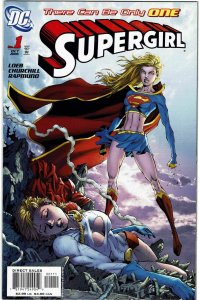 Supergirl #1 (2005 v5) Churchill Variant Jeph Loeb Superboy JSA NM
