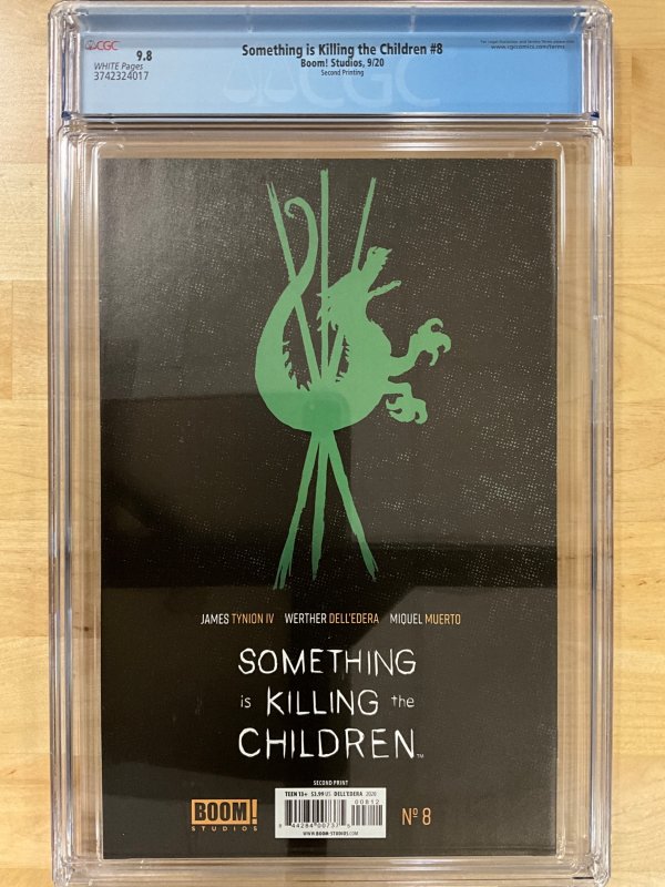 Something is Killing the Children #8 Second Print Cover (2020) CGC 9.8