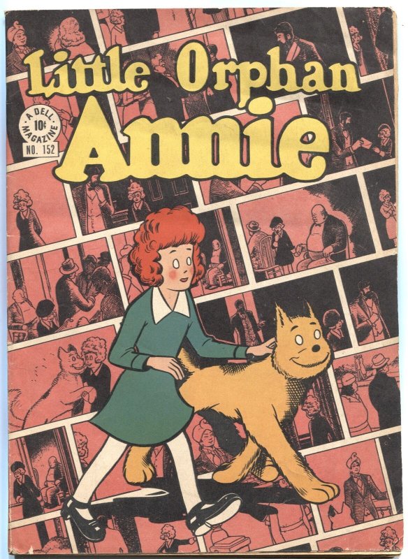 FOUR COLOR COMICS #152-1947-LITTLE ORPHAN ANNIE--DOUBLE COVER--RARE