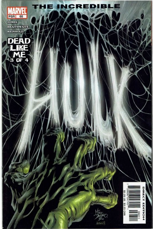 Incredible Hulk #68 (2000 v2) Bruce Jones Doc Samson NM