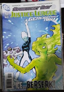 JUSTICE LEAGUE generation lost  # 12  2010 DC COMICS  maxwell lord checkmate ice