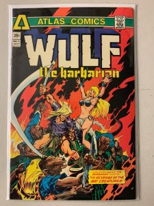 Wulf the Barbarian #3 Atlas Comics 5.0 (1975)