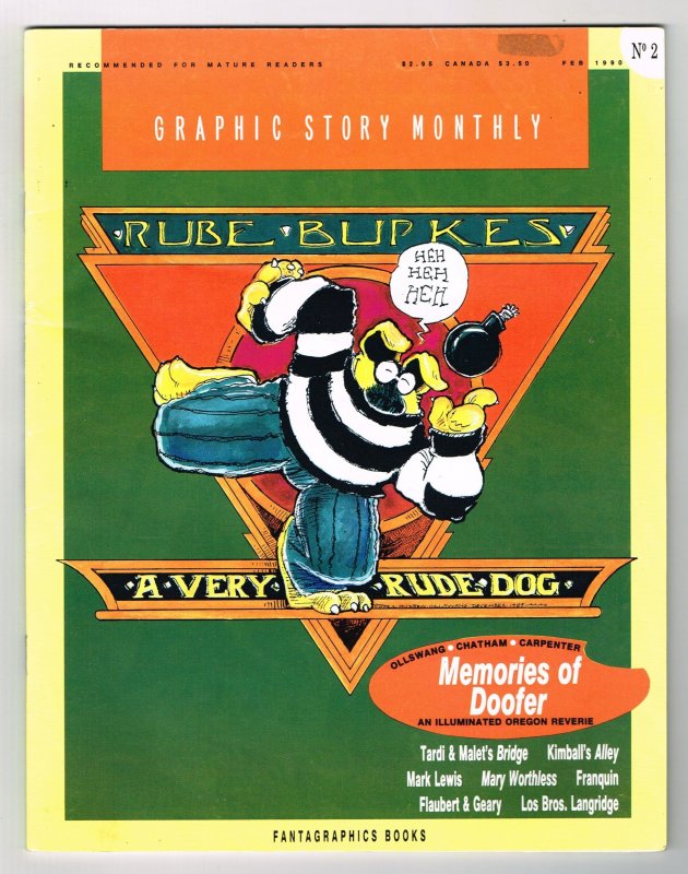 Graphic Story Monthly #2   (1990)