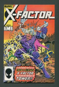 X-Factor #2  / 8.0 VFN   March 1986 (F)