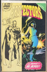 Protectors #1 Variant Cover (1992) Gravestone