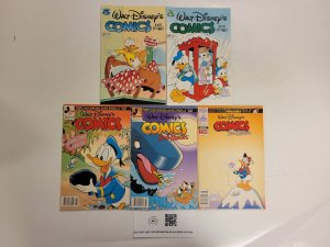 5 Walt Disney Gladstone Comic Books #572 573 574 587 589 15 TJ31