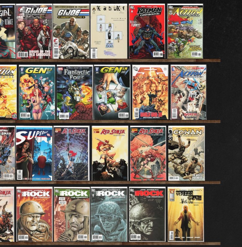 Huge Lot 140+ Comics with Action Comics, X-Men, Adventures Of Superman & More!