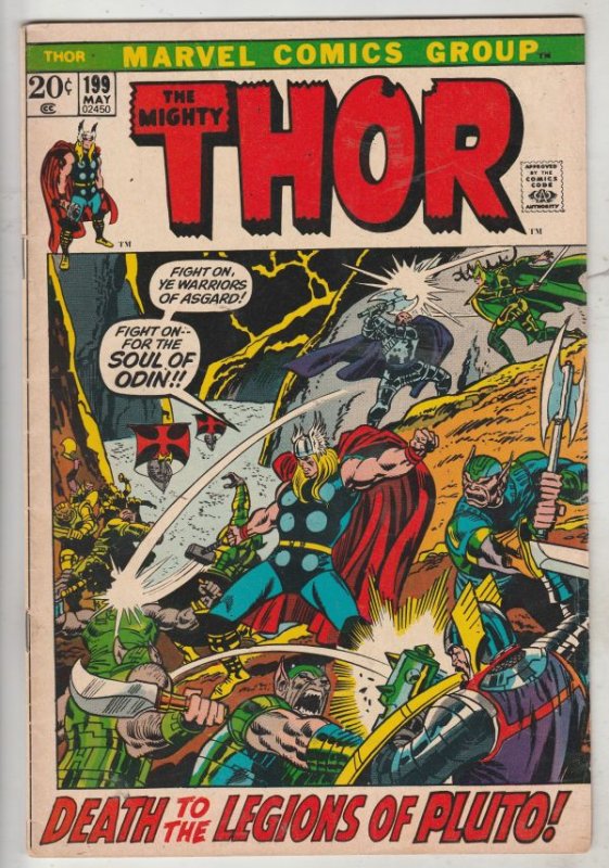 Thor, the Mighty #199 (May-72) VF High-Grade Thor