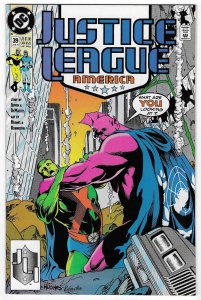 Justice League America #39 Direct Edition (1990)