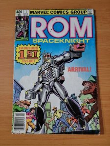 Rom Spaceknight #1 Newsstand Variant ~ VERY GOOD VG ~ 1979 Marvel Comics