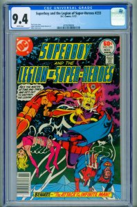 Superboy and the Legion of Super-Heroes #233 CGC 9.4-DC comic book 4330290004