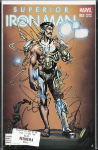 Superior Iron Man #3 Variant Cover (2015) Iron Man