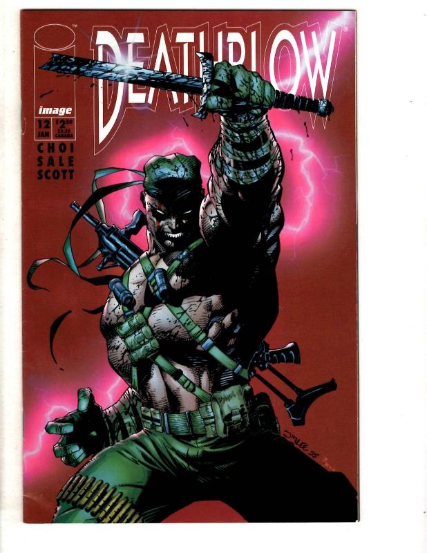 Lot Of 14 Deathblow Image Comic Books # 0 1 2 3 4 5 (2) 6 7 8 9 10 11 12  CR30