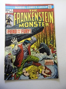 The Frankenstein Monster #7 (1973) FN Condition