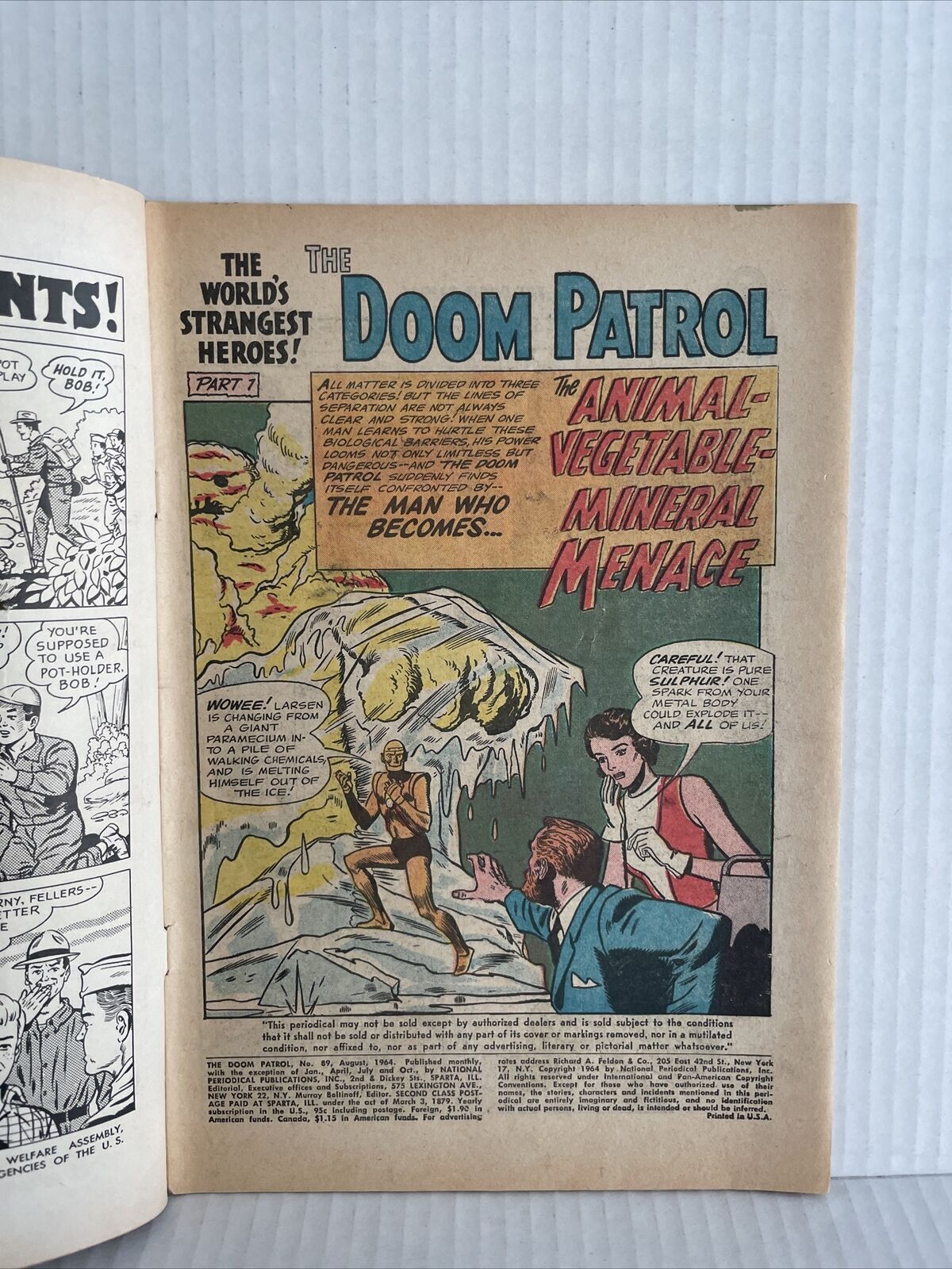 Doom Patrol #89 | Comic Books - Silver Age, DC Comics, Doom Patrol / HipComic Doom Patrol #89 | Comic Books - Silver Age, DC Comics, Doom Patrol / HipComic