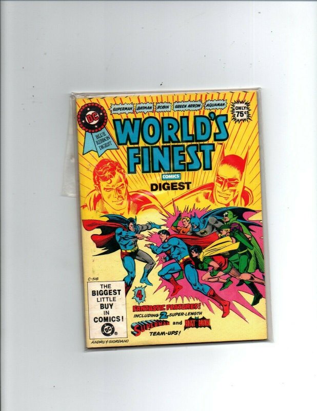 World's Finest Comics Digest - DC Blue Ribbon #20 -Batman Superman -1982 - (-NM)