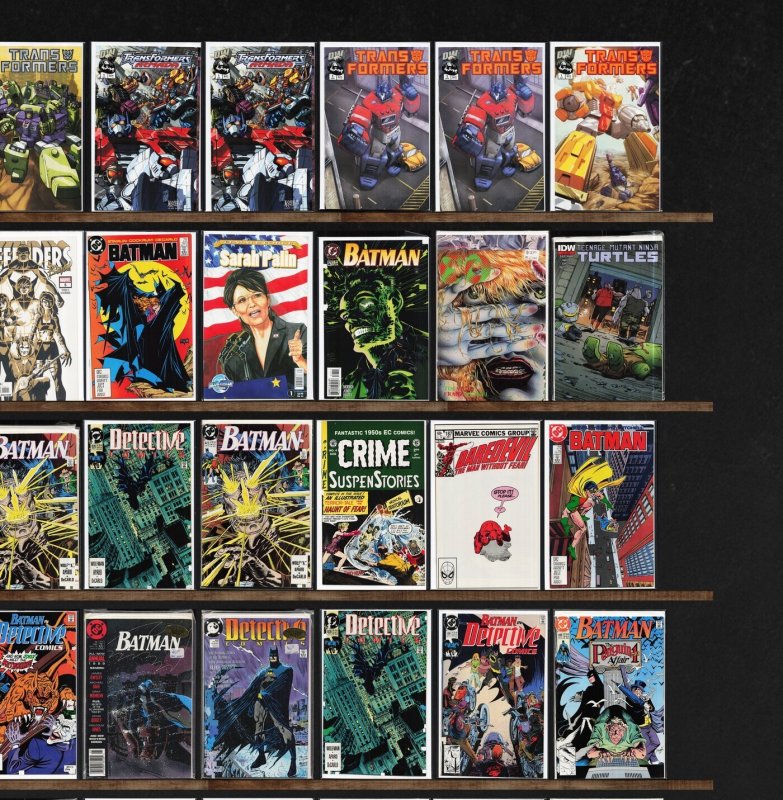 Huge Lot 150+ Comics with Batman, Daredevil, Detective Comics & More!